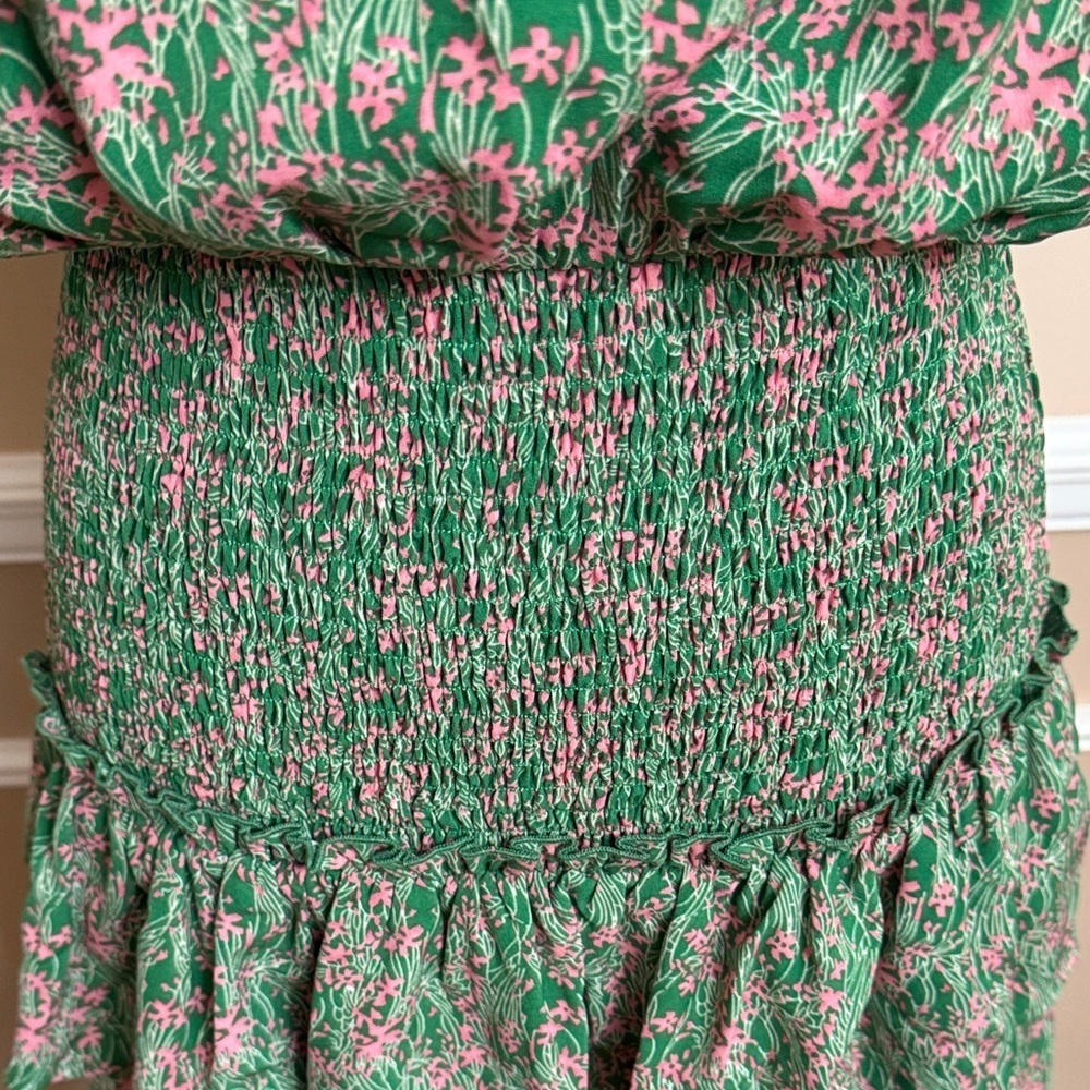 Floral Green Dress - Picture 3 of 13